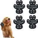 Dog Paw Anti-Slip Grips to Keeps Dogs from Slipping On Hardwood Floors,Best for Summer Hot Pavement,Self Adhesive Resistant Dog Shoes Booties Socks Replacement XXL 24 Pieces (XXL (2.83" x2.52",61-80 lbs))