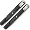 Terre Products, 2 Pack High Lift Lawn Mower Blades, 42 Inch Deck, Compatible with Cub Cadet RZT42, XT1, XT2, 942-04308, 942-04308A, 942-04312, Troy Bilt Pony, Bronco, Mustang, 742-04308, 742-04312,