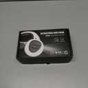 Retractable Dog Leash with USB Rechargeable LED Light, 16 ft Heavy Duty Dog Lead with Poop Bag Holder & Steel Cable, Leash for Small Medium Large Dogs, White