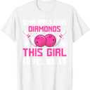 Funny Bowling Art for Women Girls Track Bowling Spare Bowler T-Shirt