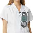 Stethoscope Holder Hip Clip.Night Shift Nurse Essentials Organizer,3M Littmann Stethoscope Belt Clip for Scrubs, Nursing Tools Holster Case,Teaching Stethoscope Holder (1-Dark Green)