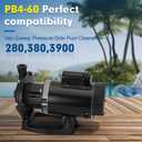 PB4-60 Booster Pump, 3/4 HP, Dual Voltage 115V/230V | Compatible With polaris 180 280 380 480 3900 Pressure Side Pool Cleaners