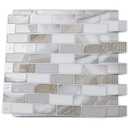 Art3d 10-Sheet Peel and Stick Backsplash Tile for Kitchen - 12”×12” Stick on Wall Tile for Kitchen Bathroom Countertop Living Room, Beige & White