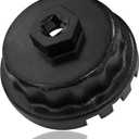 Oil Filter Wrench for Toyota, 64.5MM 14Flute Oil Filter Cap Wrenches Removal Tool, Oil Filter Socket Set Compatible with Toyota, Highlander, Lexus, RAV4, Camry, Tundra, Sienna 2.5-5.7L Engine