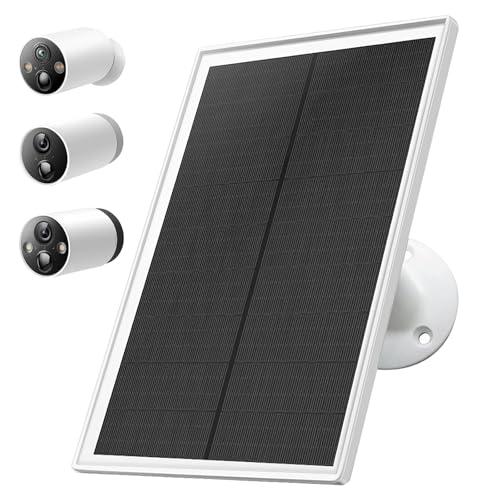 Solar Panel Charger Compatible with TP-Link Tapo MagCam C425, Tapo C420, and Tapo C400, 5V6W