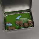 Little Pocket Otter, Cute Otter Friend in Tin Box, Travel Buddy, Gift for Kids, Friends, Coworkers