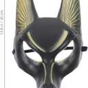 Ciieeo - Adult Mask Plastic Egyptian Anubis Cosplay Mask Egypt The God Costume Accessories Masqurade Halloween Cosplay Party Fancy Dress Photo Prop