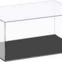 MECCANIXITY Acrylic Display Case Plastic Box Cube Storage Box Clear Small Assemble Dustproof Showcase 16.1x12.2x8 Inch for Collectibles Items
