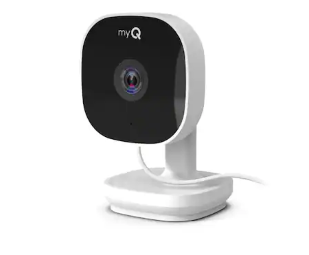 Chamberlain - myQ Smart Indoor Home Security Camera - White