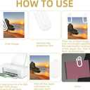 16 Pcs Sublimation Blanks Paper Clips,4 x 2 Inch Jumbo Acrylic Sublimation Paperclips for DIY Thermal Transfer Designs,Gifts,Home,Office,School Crafts Supplies