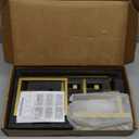 TQKAG 5-Pieces Brushed Gold Bathroom Hardware Accessories Set 23.6" SUS304 Stainless Steel Towel Bar Set Wall Mounted Square Toilet Paper Holder with Shelf