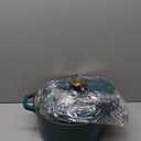 Mueller DuraCast 6 Quart Enameled Cast Iron Dutch Oven Pot with Lid, Heavy-Duty, Oven Safe up to 500 F & Across All Cooktops, Wedding Registry Ideas & Gifts, Emerald