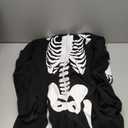 Spooktacular Creations Halloween Skeleton Costume, Unisex Skeleton Costume Jumpsuit for Adult Halloween Themed Parties (Medium)