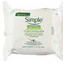 Simple Micellar Makeup Remover Wipes 25 Count (4Pack)( Best Before 2028)