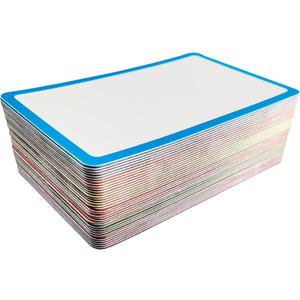 Magnetic Dry Erase Labels - Magnetic Blank Cards with Color Borders, Reusable Magnetic Name Tags - Dry Erase Labels for Home, Office, Classroom Magnetic Dry Erase Labels - Magnetic Blank Cards with Color Borders, Reusable Magnetic Name Tags - Dry Erase Labels for Home, Office, Classroom