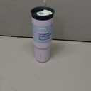 Owala Stainless Steel Triple Layer Insulated Travel Tumbler with Spill Resistant Lid and Straw, BPA Free, 24 oz, Grey/Purple (Bunny Hop) (24 Ounces (Pack of 1))