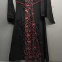 Vampire Costume for Girls Kid Halloween Carnival Fancy Black Dress for Cosplay (7-8 Years)