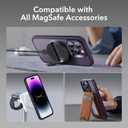ESR for iPhone 14 Pro Max Case, Compatible with MagSafe, Shockproof Military-Grade Protection, Scratch-Resistant Back, Magnetic Phone Case for iPhone 14 Pro Max, Classic Hybrid Case, Clear Purple