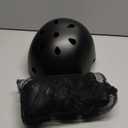 Kids Bike Helmet Set, Adjustable Helmet for Ages 2-3-5-8-14 Year Boys Girls, Toddler Pad Set with Knee and Elbow Pads for Bike, Roller, Skating, Scooter, Longboard and More Sports, 6 Color (Black)