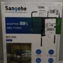 Bed Rails for Elderly Adults Safety: Adjustable Bedside Assist Bar for Seniors - Side Bed Railing Handle Support Guard - Bedrails Slides Under Mattress Fit King Size Queen Full Twin Beds