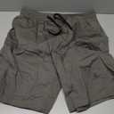Amazon Essentials Men's 8" Inseam Relaxed-Fit Drawstring Walk Shorts with Elastic Waist (L)