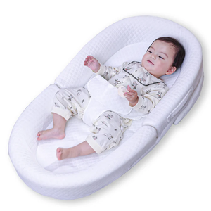 Babelio Anti-Reflux Baby Lounger | Adjustable, Portable & Washable for Newborns (0–24 Months) White