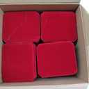 Sureio 24 Pcs Velvet Necklace Gift Boxes Bulk Jewelry Boxes for Necklace Pendant Bracelet Ring Earring Jewelry Storage Display Case for Wedding Christmas Birthday Anniversary (Wine Red)