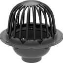 PROFLO PF42850 3" PVC Roof Drain with Cast Iron Dome - N/A