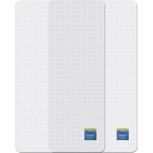 Azadx Heavy Duty Office Chair Mat for Carpet 32" x 55" Hard Material Chair Mat for Carpeted Floor Non-Slip Carpet Protector for Office Easy Glide Desk Floor Mat for Office Chair on Carpets 2 Pack