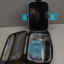 TRAVELISIMO Extra-Large Electric Lunch Box For Adults Holds up to 8 Cups - 80W Heated Lunch Box For Men 1.8L, Portable Food Warmer for Travel & Work, Loncheras Electricas Para Calentar Almuerzo (Neon Blue)