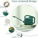 2 Gallon Watering Can, Garden Watering Can Outdoor, Plant Water Can with Removable Long Spout and Stainless Steel Sprinkler Head, Large Plastic Outdoor Watering Cans for Gardening Flower Plants