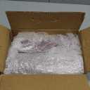 Thyle 4 Pcs Christmas Velvet Trees Set Christmas Resin Cone Tree Figurines Decorations Winter Table Centerpieces Rustic Flocked Home Mantel Tabletop Minimalist Decor for Xmas Holiday Ornaments (Green)