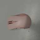 RAPIQUE Bluetooth Wireless Mouse - Dual Bluetooth & 2.4 GHz USB Receiver, Ergonomic Design, Quiet Clicks, Low Power - Multi-Device Compatibility for MacBook, Laptop, Computer, iPad Air/Pro (Pink)