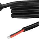 DC8020 Power Pigtails Cable, 4.9FT 14AWG DC 8.0mm x 2.0mm Male Plug to Bare Wire Open End Power Wire Supply Repair Cable for Portable Power Station (150cm)