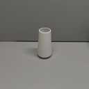 White Ceramic Vase, 8 Inch Flower Vases for Pampas Grass and Dried Flowers, Modern Vase for Living Room Table, Kitchen Shelf, Wedding Centerpiece Decor