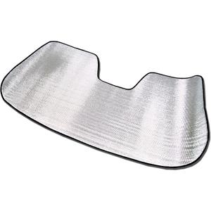 TuningPros RSS-234 Custom Fit Roll Up Car Windshield Sun Shade Protector, Sunshade Visor Silver 1-pc Set Compatible with 2012-2018 Mercedes-Benz CLS-Class W218 CLS350 CLS400 CLS500 CLS550