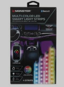 MONSTER 4 PC LED LIGHT STRIPS