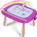 Smasiagon Toddler Toys Age 1-2 Year Old Boys Girls, Magnetic Drawing Doodle Board Valentines Day Gifts for Kids Educational Learning Toys for 1 2 3 Year Old Boys Girls Birthday Gifts (Purple)