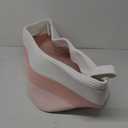 CLHMILY&Z Stylish Square Cotton Rope Storage Basket (Pink & White, 85L)