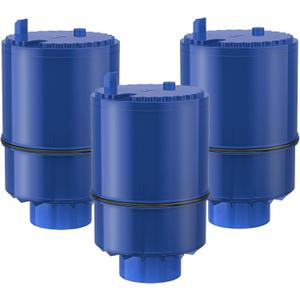 Fil-Fresh 3-Pack PURWater Filter Replacement for RF-9999 PURPLUS Faucet Water Filtration System, NSF Certified, Replace Mineral Core Faucet Mount Water Filter