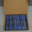 BIC Round Stic Xtra Life Pens, Medium Point 1.0 mm, 60 Black & 60 Blue Pens, Pack of 120