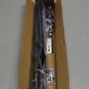 Curtain Rods for Windows 48 to 84-92 inch, 5/8" Matte Black Curtain Rod, Stainless Steel Small Curtain Rods for Bedroom, Living Room,Kitchen,Farmhouse, Outdoor Curtain rod Black