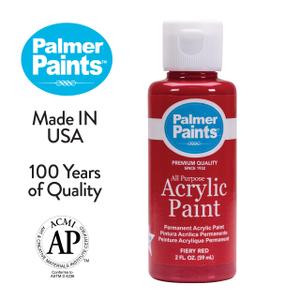Palmer 2oz Red Color Acrylic Paint 