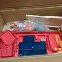 Play Kitchen for Toddlers, Kids Kitchen Playset Toddler Girl Toys with Cooking Stove Steam, Sink and Food Pretend Cooking Set Toy for 3 4 5 Year Old Kid Birthday (Red)