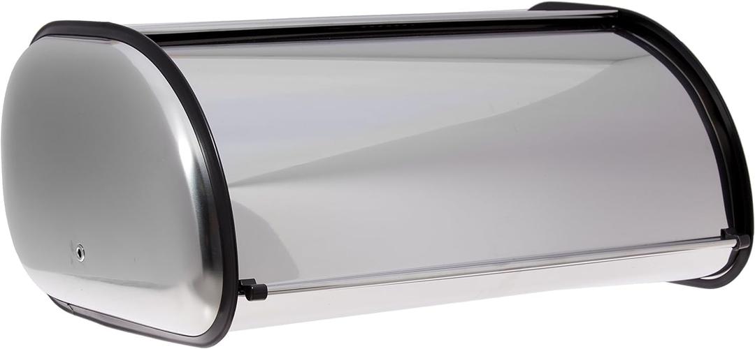 HOME IT Stainless Steel Bread Box for kitchen, bread bin, bread storage Bread holder 16.5x10x8, One
