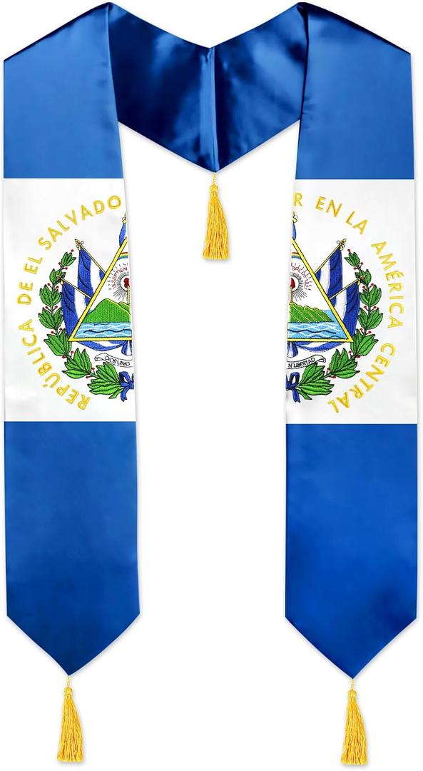 Graduation Stole, Embroidered Graduation Sash for College & High School Students, 72 Inch