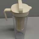 Cold Brew Tea Pitcher, Cold Brew Coffee Maker  37 Fl Oz BPA-Free PP Pitcher with Durable Mesh Filter, Leak-Proof Cap, Comfortable Handle  Perfect for Fridge Side Door Storage & Ice Drinks