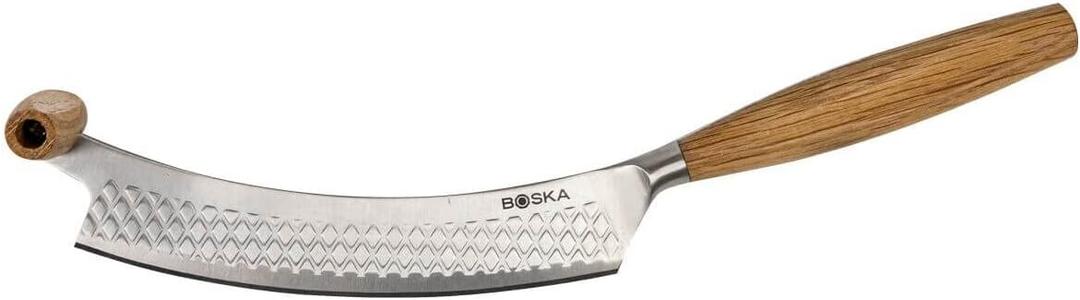 Boska Dutch Cheese Knife Oslo+ No. 3 / Safe to Use / Non-Stick / European Oak Wood / Stainless Steel