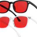 livho Blue Light Blocking Glasses, Computer Reading/Gaming/TV/Phones Glasses for Women Men, Anti-Eyestrain & UV Glare (*B1 Light Black+clear)