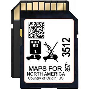 85713512 Latest Version Navigation SD Card Fits 2019-2024 Enclave Encore Envision CT4 CT5 XT6 Escalade Camaro Colorado Corvette Silverado Suburban Acadia Tahoe Canyon Yukon Sierra, USA/CA/MEX Maps